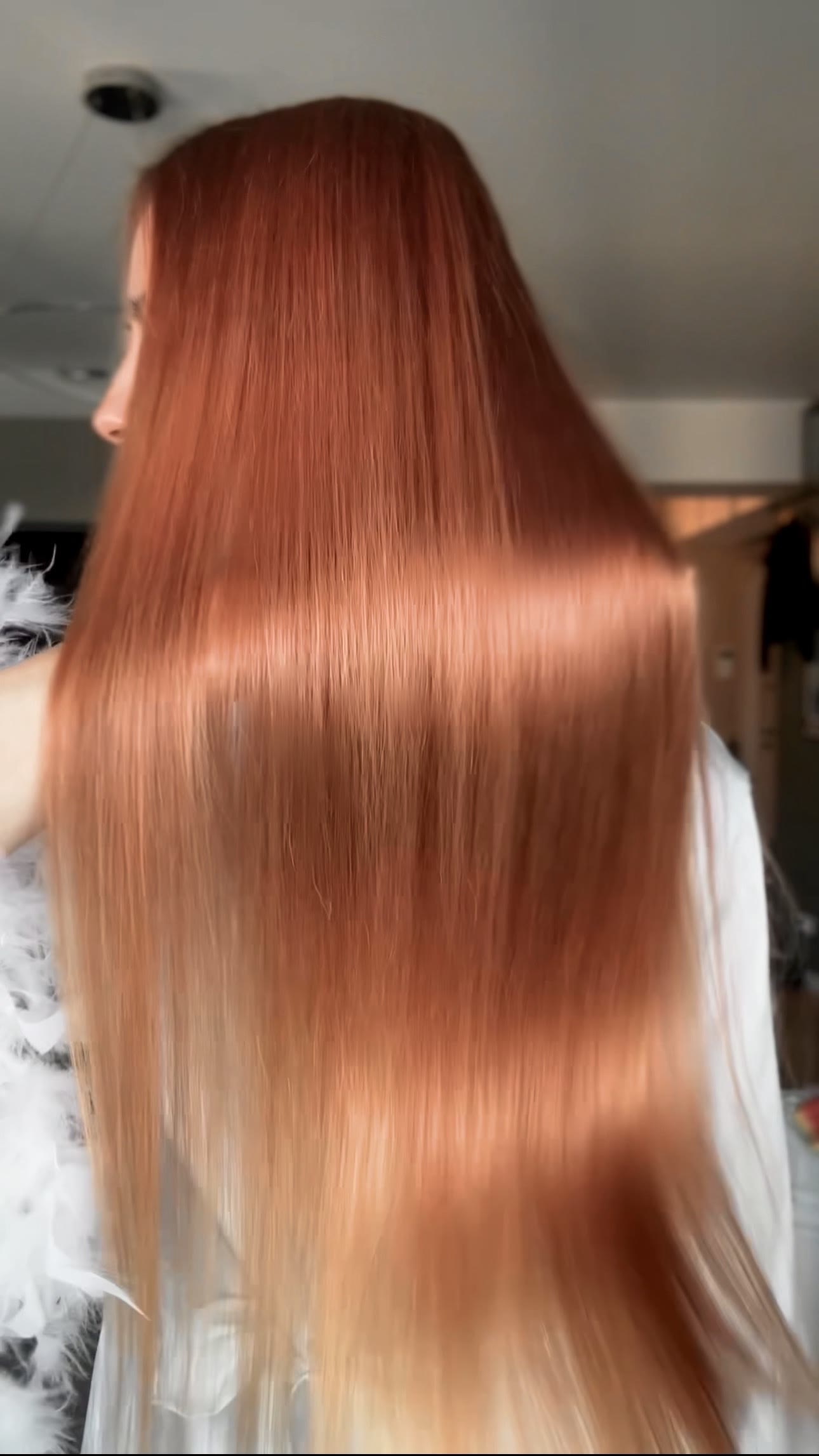 Long hair shine