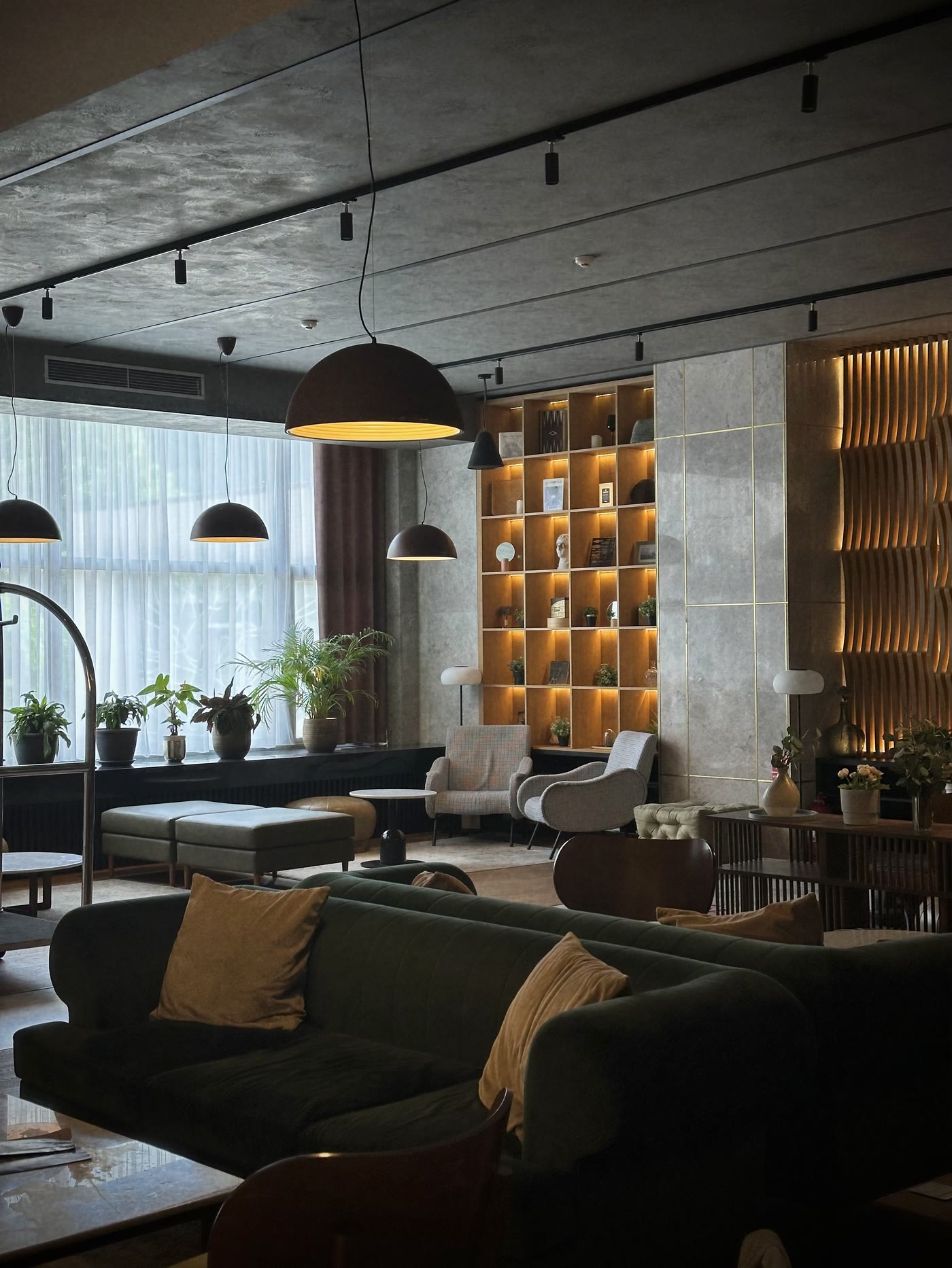 Hotel lobby interior